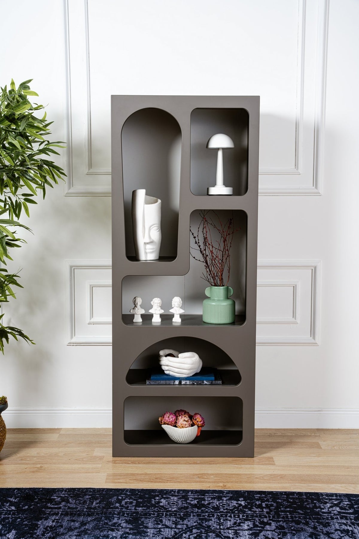 Rani Home Kitaplık Antrasit 60Cm HC-5338