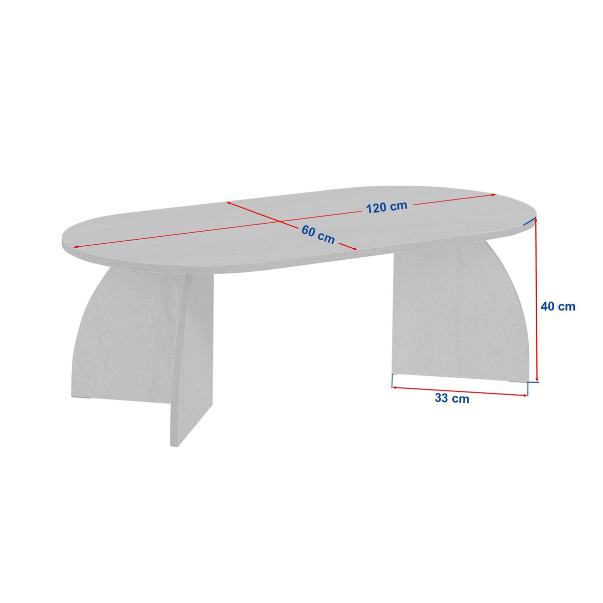 Rani Home Orta Sehpa Venedik Cevizi 120 Cm AB-5304