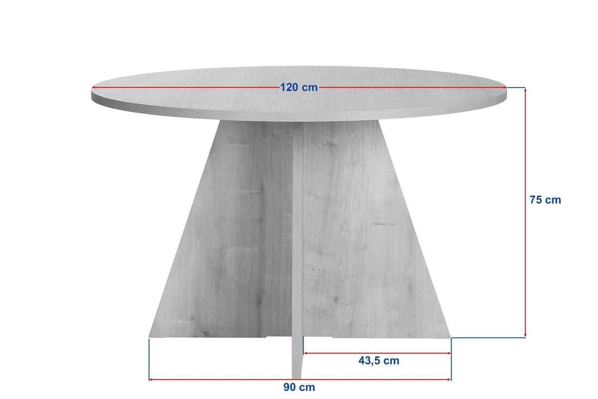 Rani Home Yemek Masası Venedik Cevizi 120 Cm GA-5310