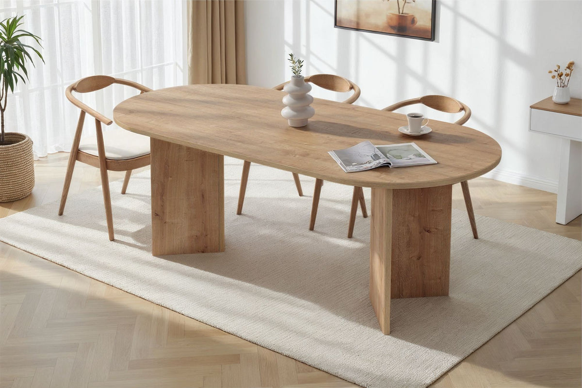 Rani Home Yemek Masası Safir Meşe 200Cm GA-5320