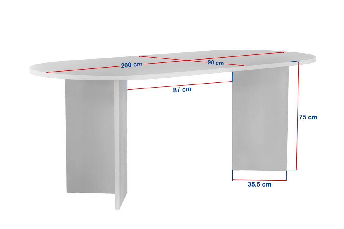 Rani Home Yemek Masası Atlantik Çam 200 Cm GA-5319