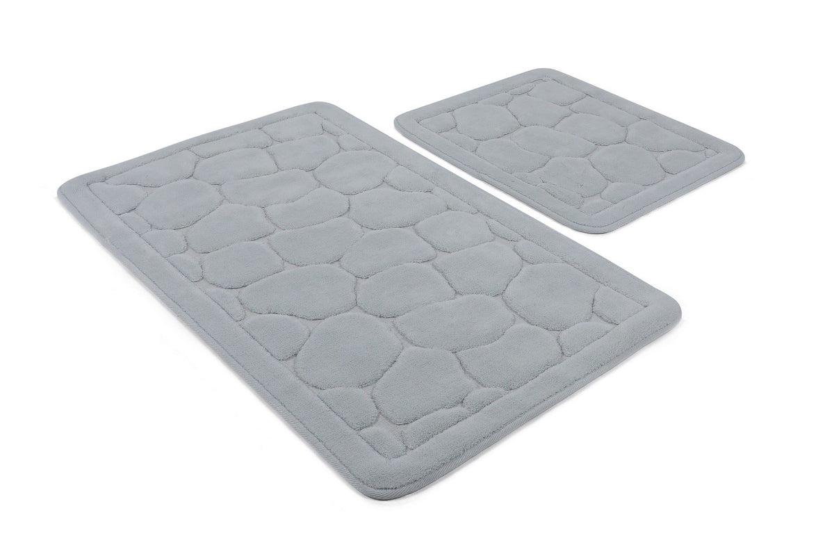Rani Home Banyo Paspası Seti Mavi BA-6270