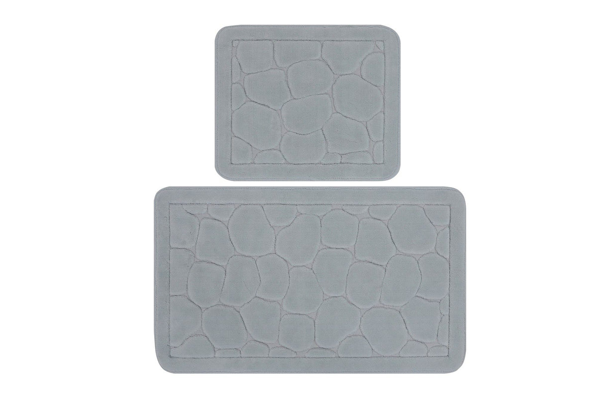 Rani Home Banyo Paspası Seti Mavi BA-6270