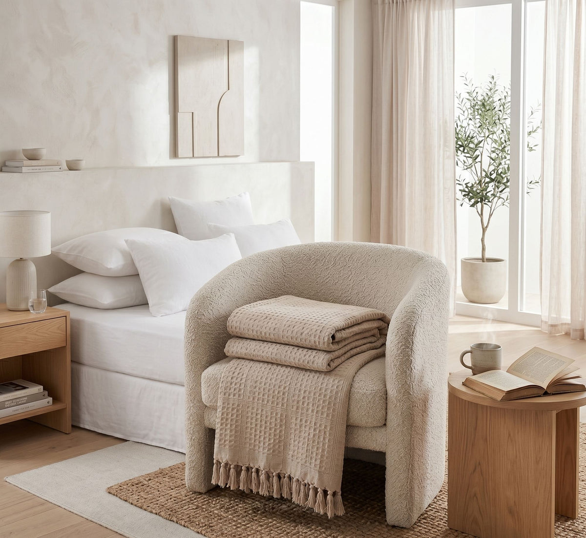 Rani Home Çift Kişilik Pike Kapuçino CA-6235