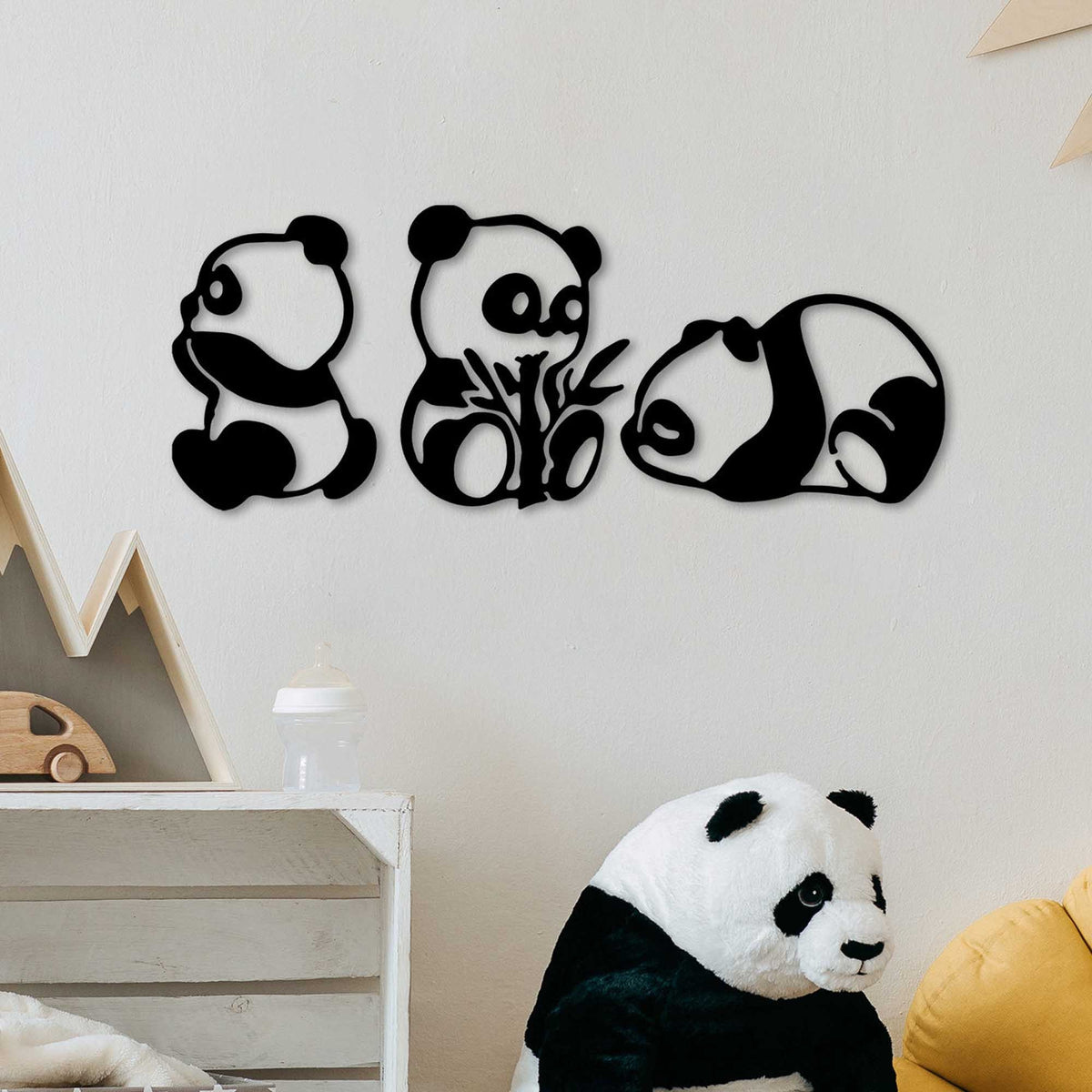 Rani Home Dekoratif Metal Duvar Aksesuarı Siyah AC-5878