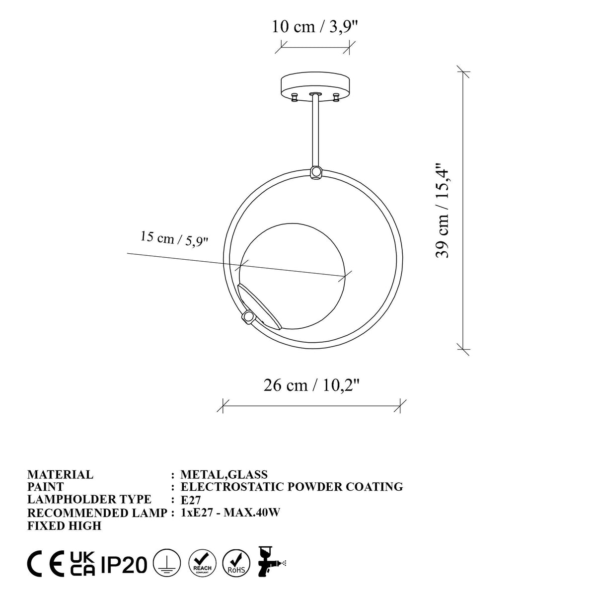 Rani Home Avize Altın AA-5950