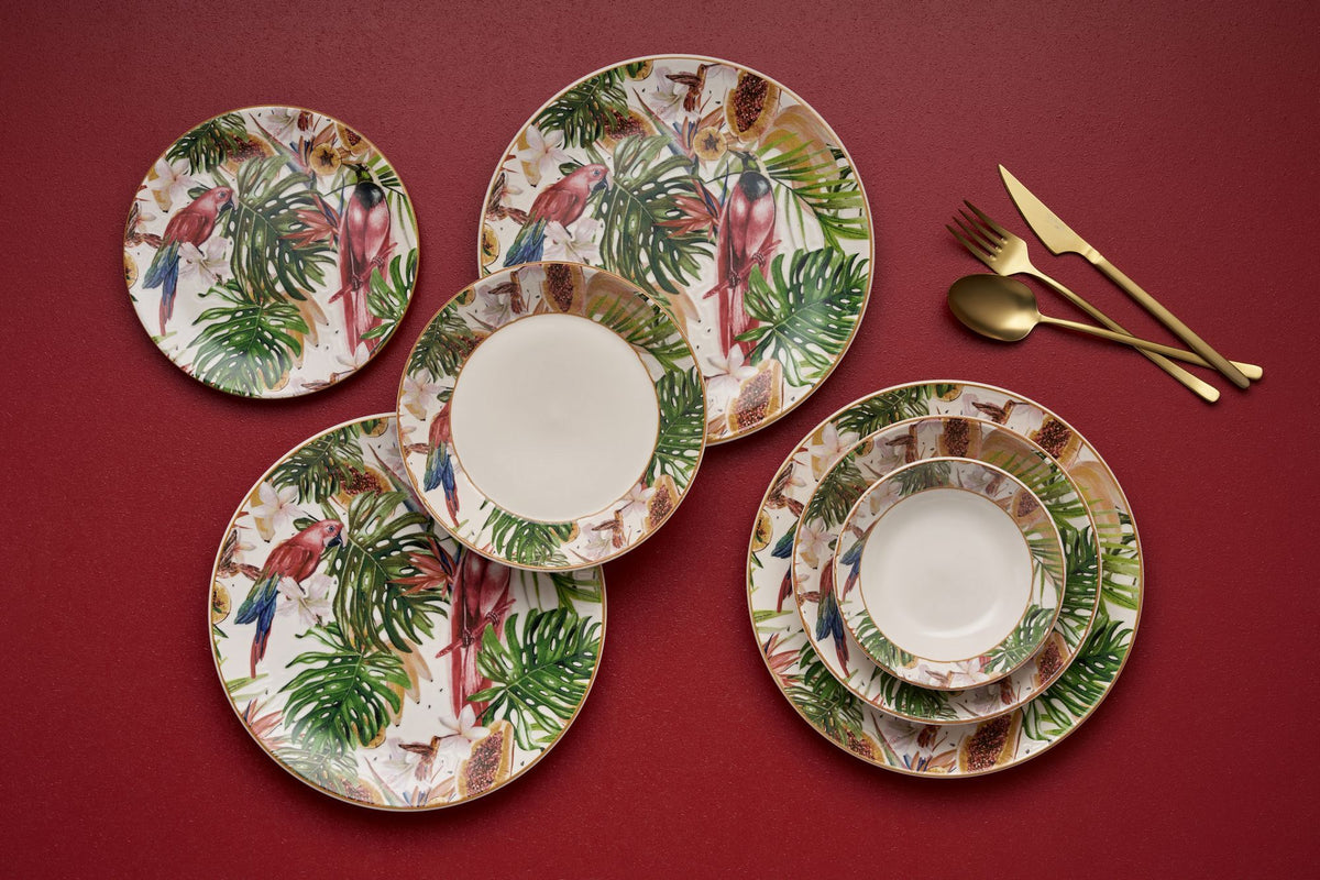 Rani Home Yemek Takımı (24 Parça) Hermia Çok Renkli HE-6793
