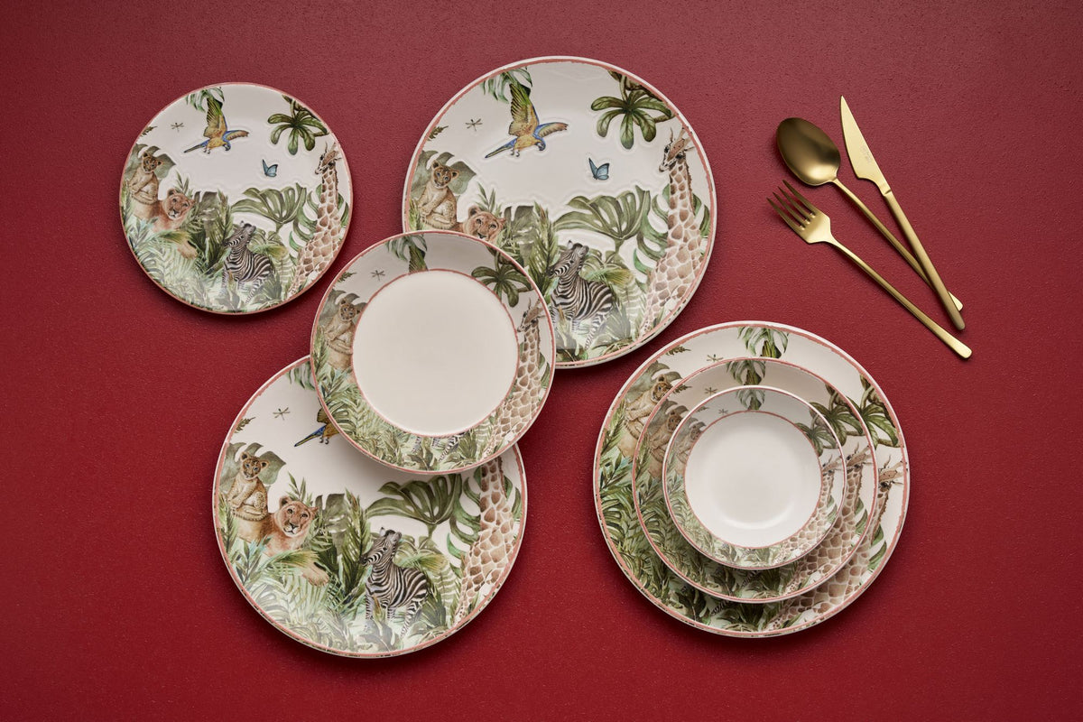 Rani Home Yemek Takımı (24 Parça) Hermia Çok Renkli HE-6795