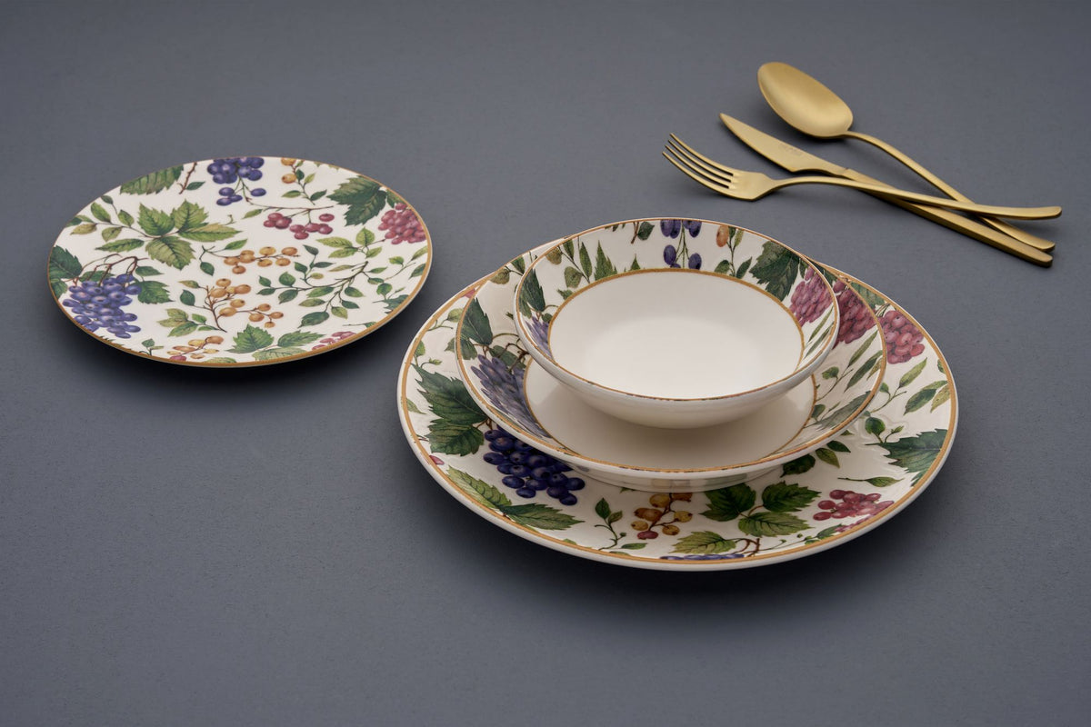 Rani Home Yemek Takımı (24 Parça) Hermia Çok Renkli HE-6799