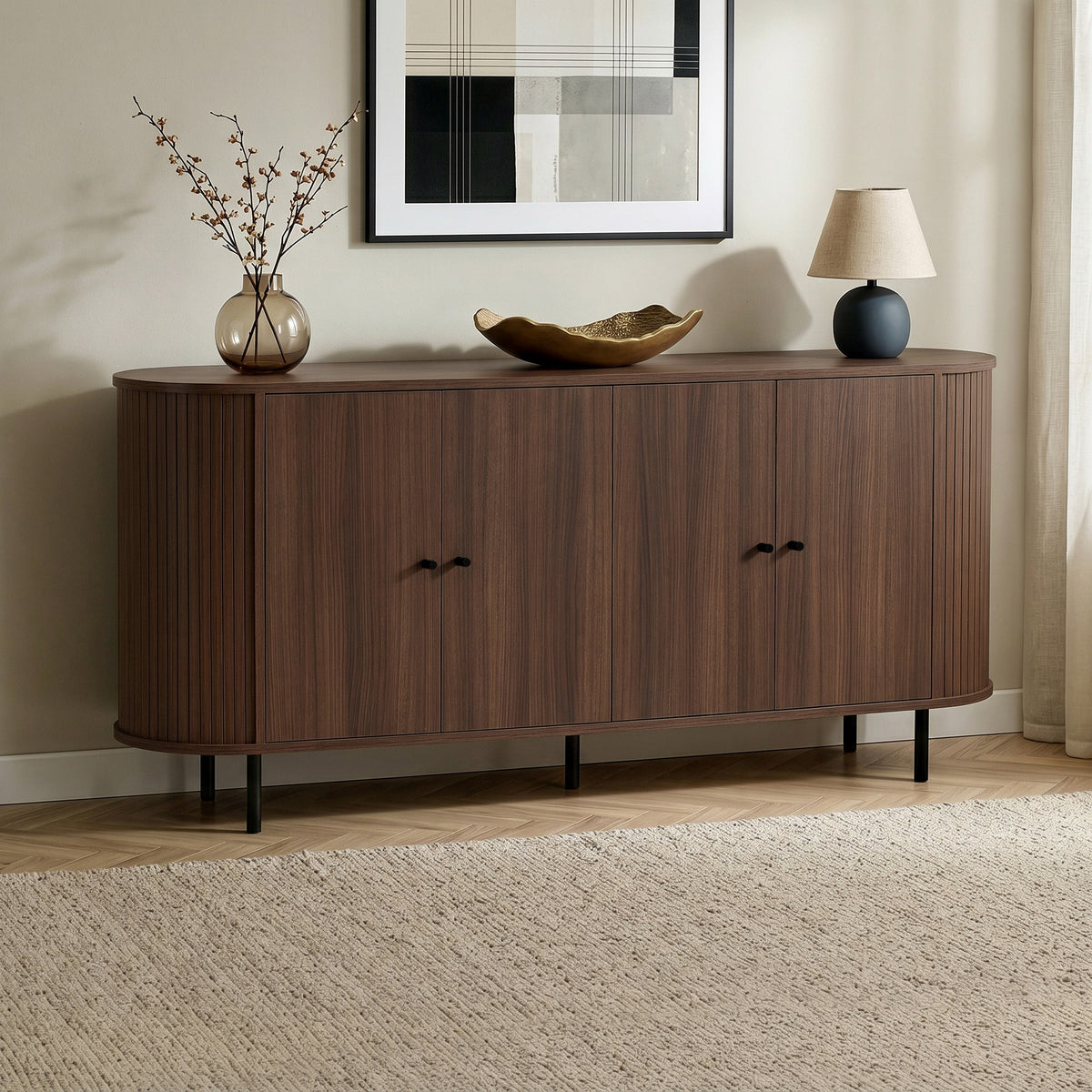 Rani Home Konsol Milano Ceviz 180 Cm GD-5800