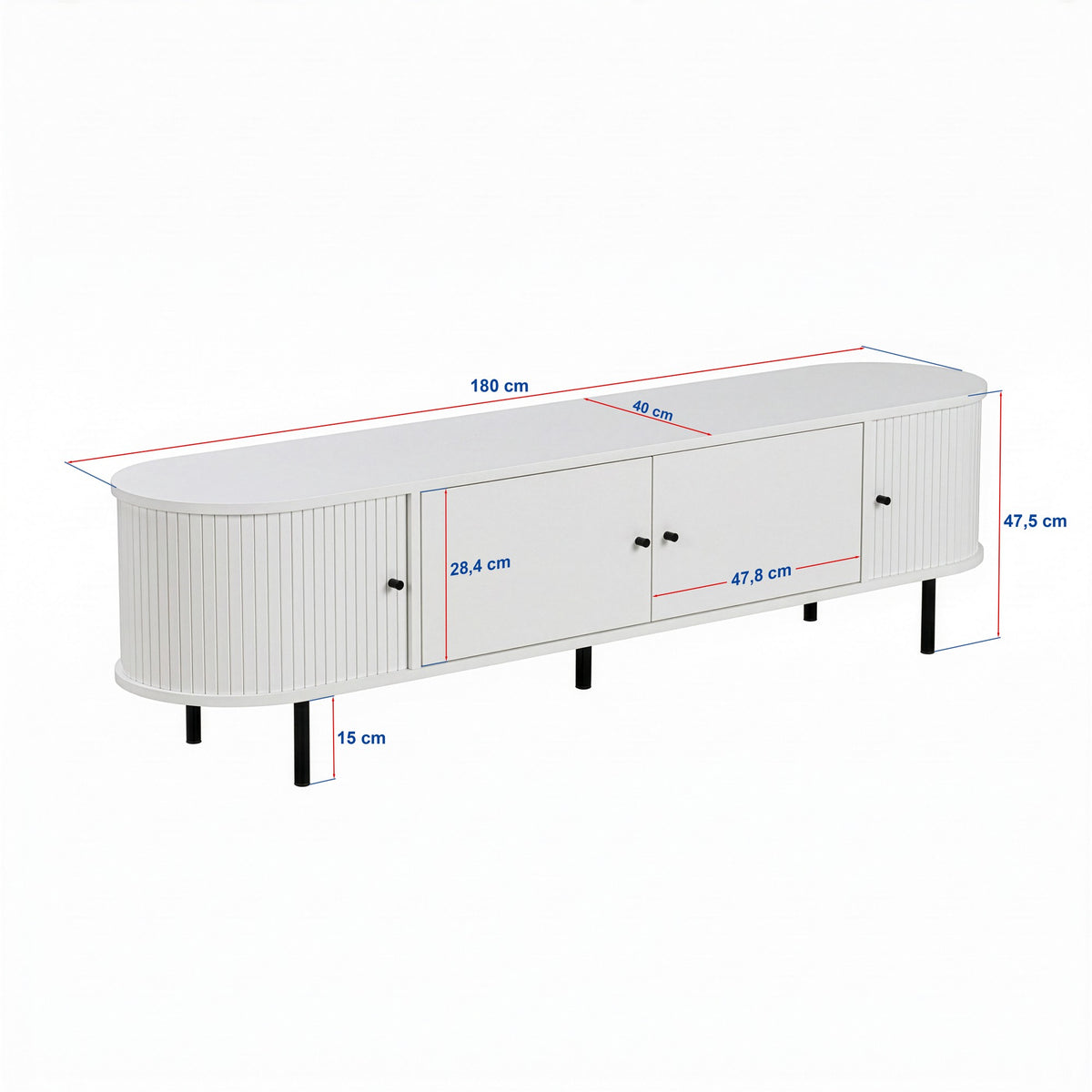 Rani Home Tv Ünitesi Safir Meşe 180 Cm AA-6217