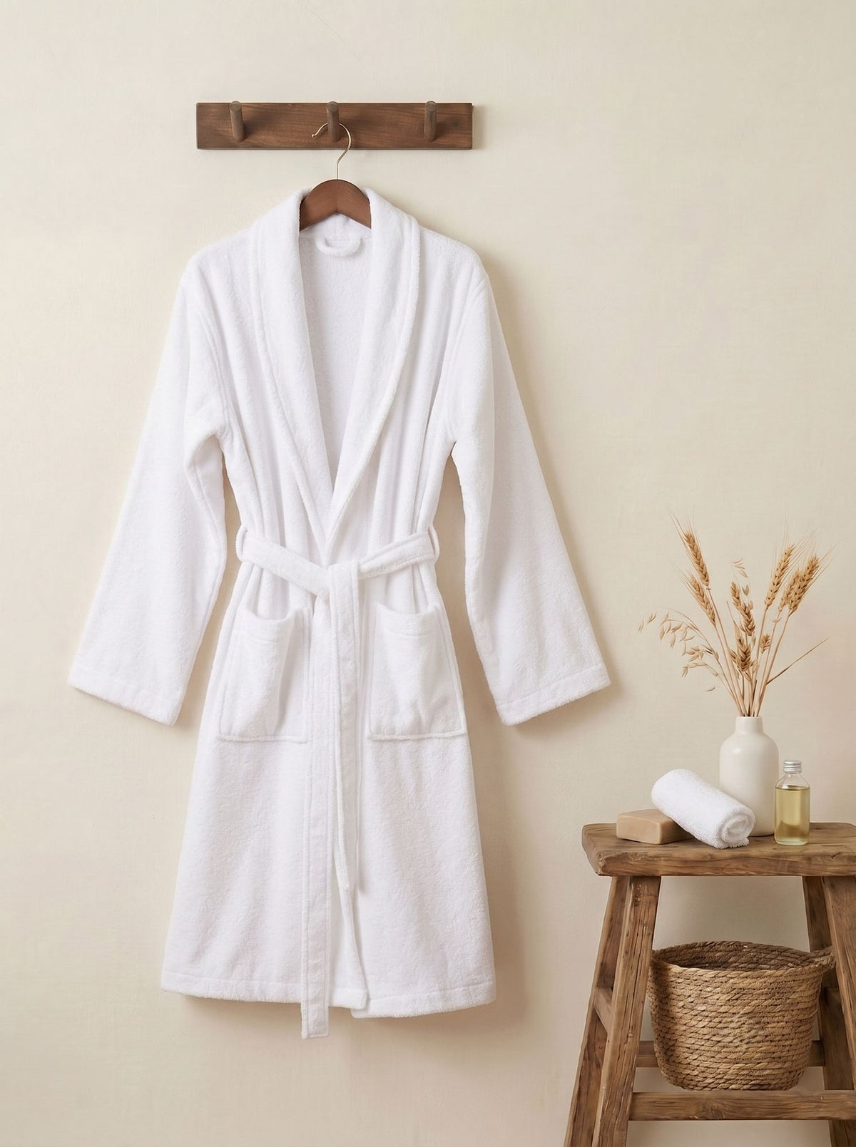 Rani Home Bornoz S / M Beyaz BB-6499