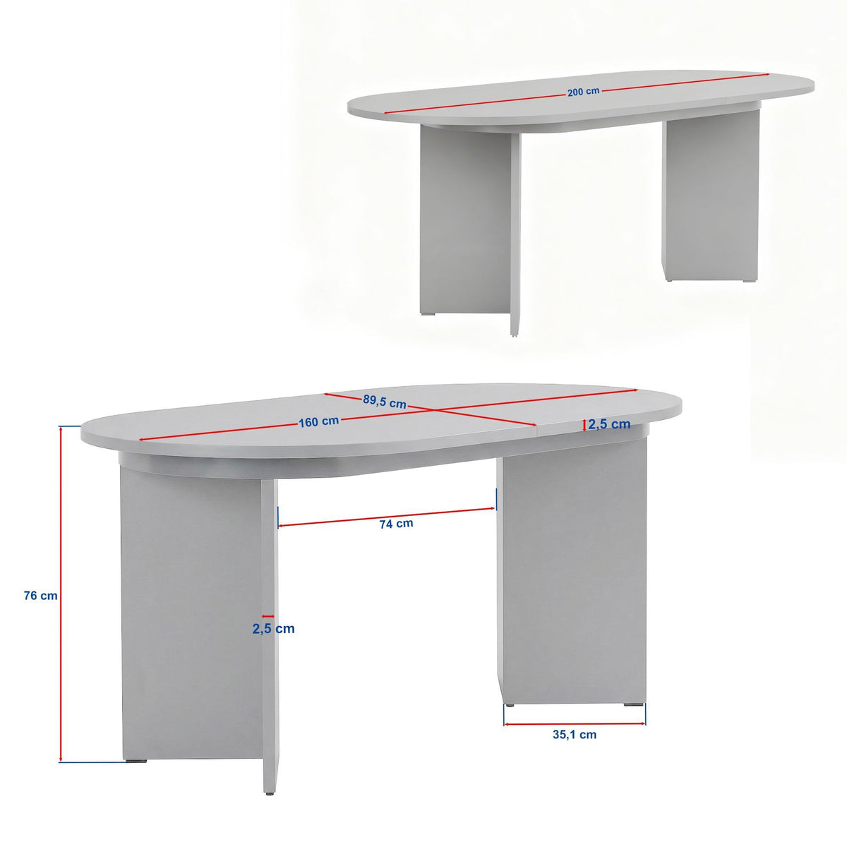 Rani Home Yemek Masası Traverten - Milano Ceviz GA-5931