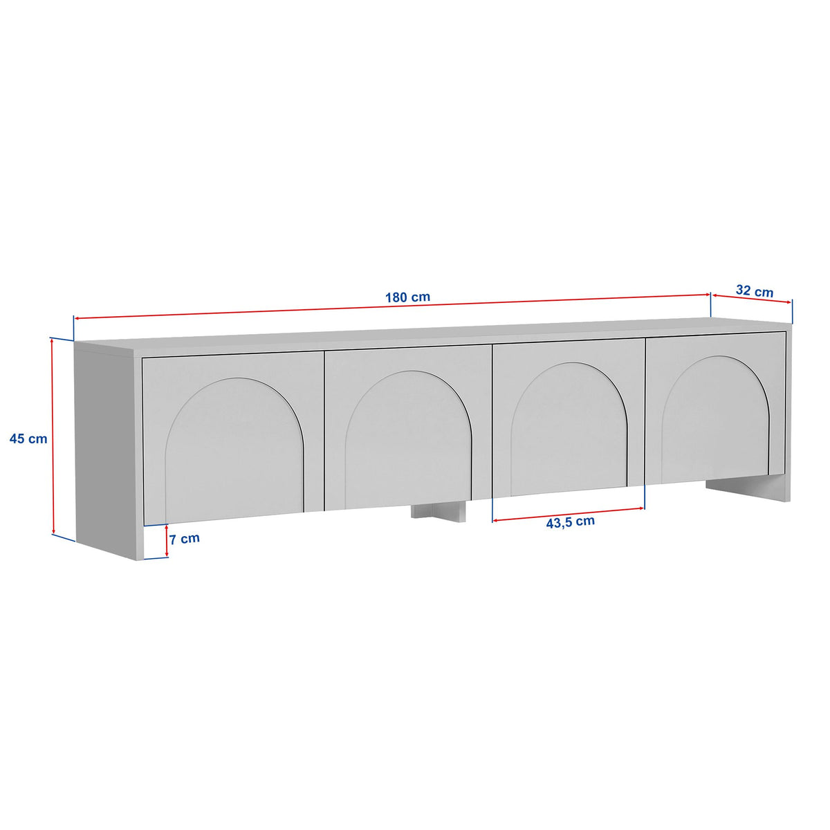 Rani Home Tv Ünitesi Atlas Kahverengi 180 Cm AA-5346