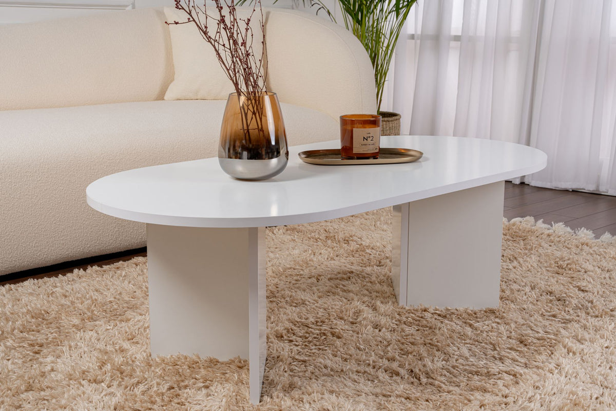 Rani Home Orta Sehpa Beyaz 119Cm AB-5295