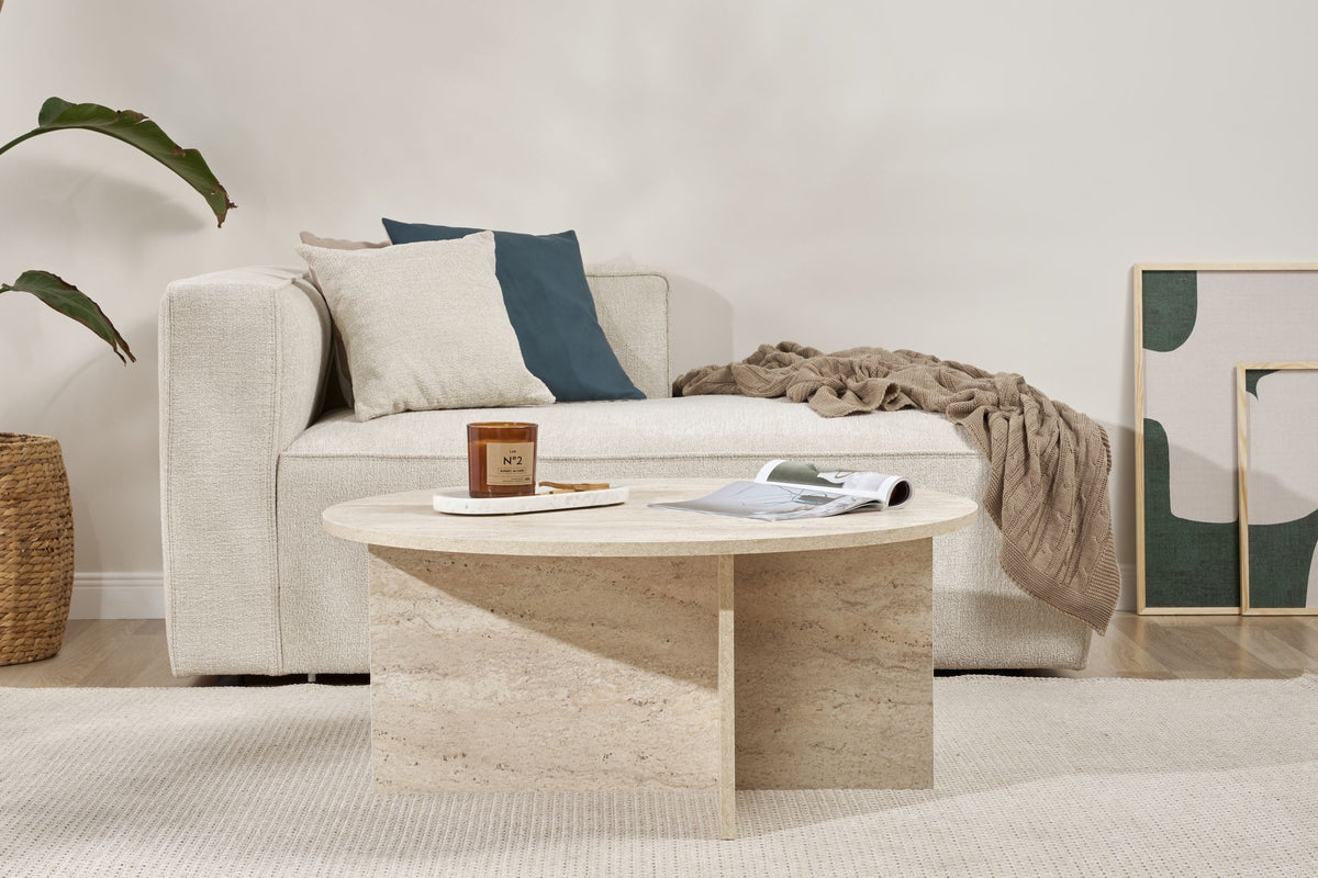 Rani Home Orta Sehpa Traverten 90Cm AB-5392
