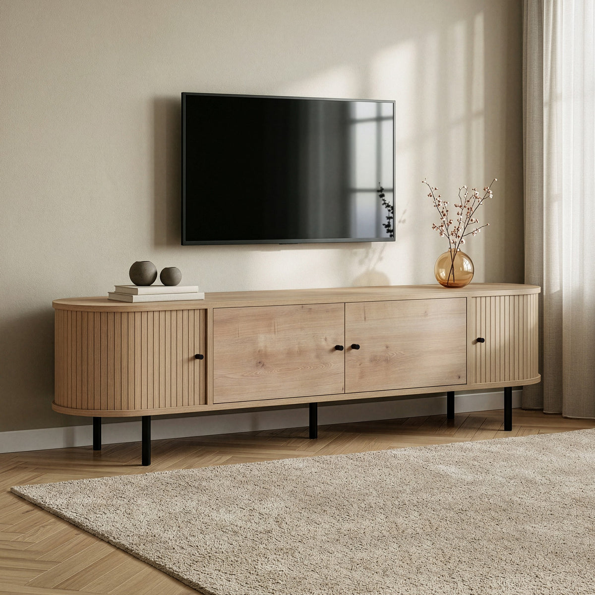 Rani Home Tv Ünitesi Safir Meşe 180 Cm AA-6217