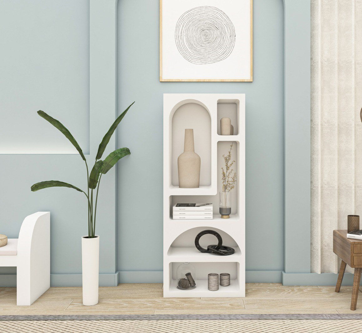 Rani Home Kitaplık Beyaz 60 Cm HC-5340