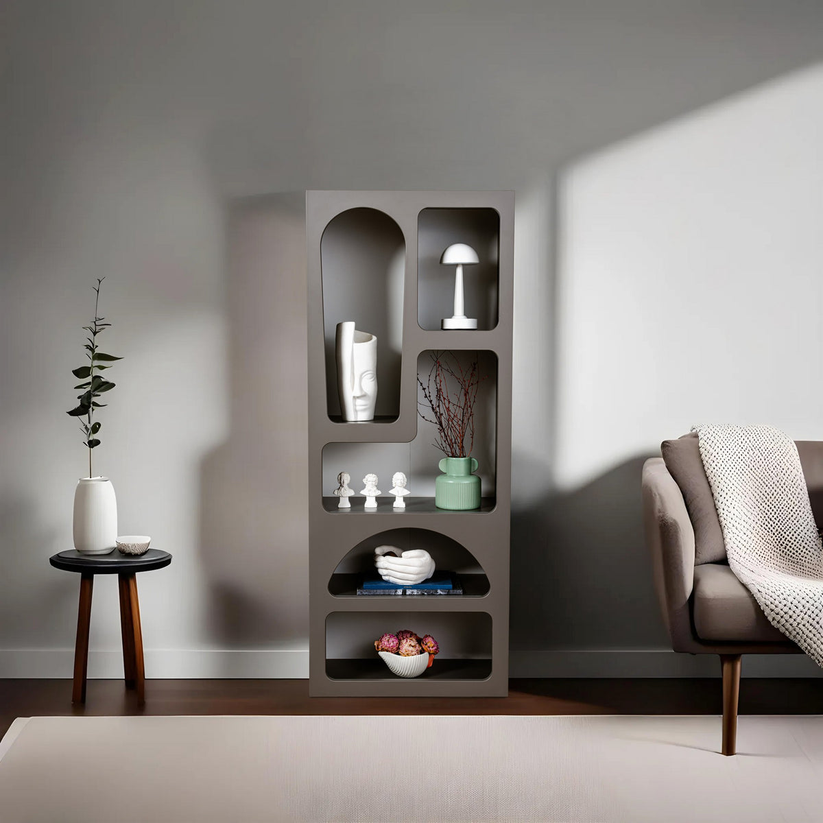 Rani Home Kitaplık Antrasit 60 Cm HC-5338
