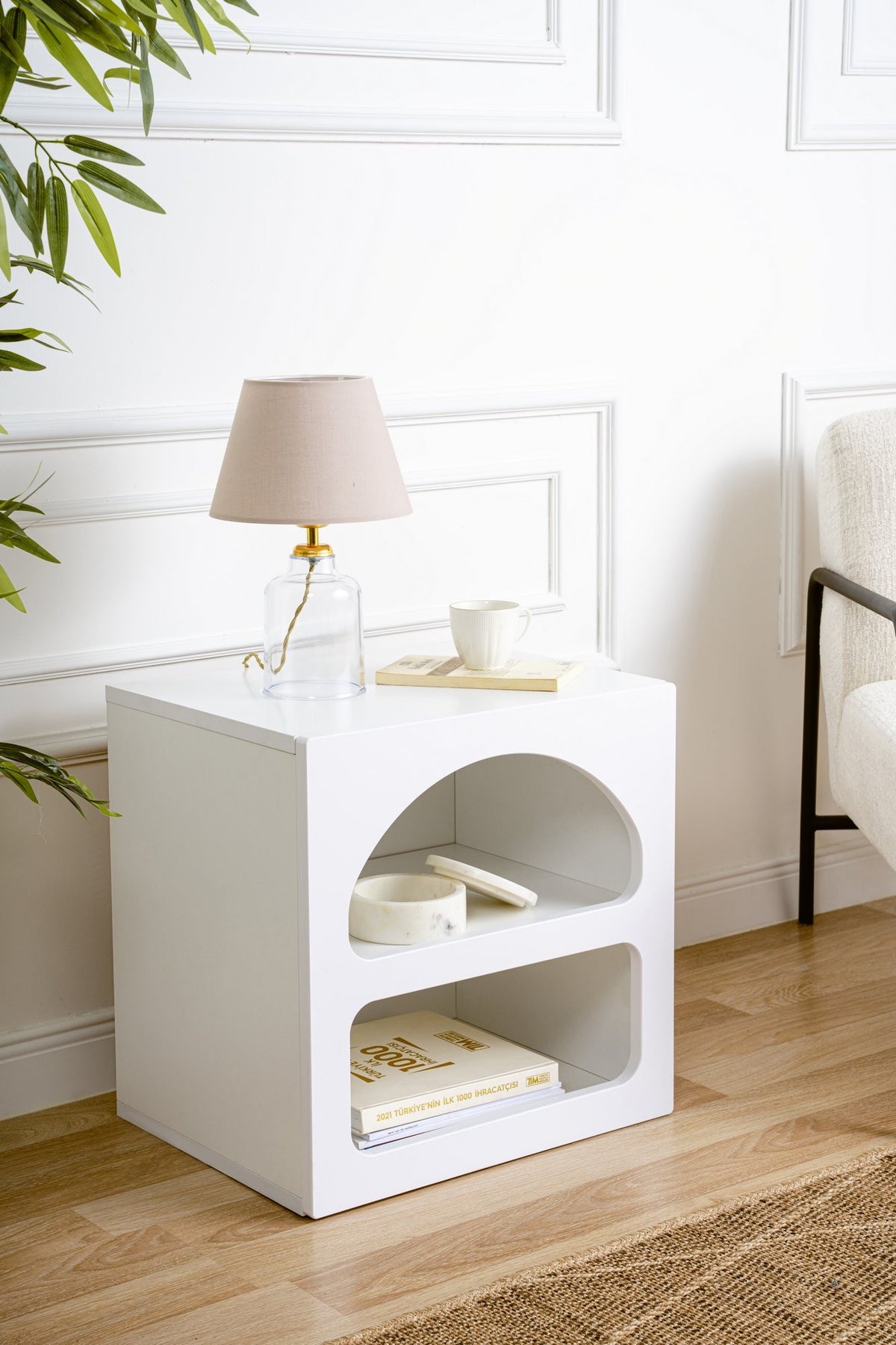 Rani Home Komodin Beyaz 50 Cm BD-5330