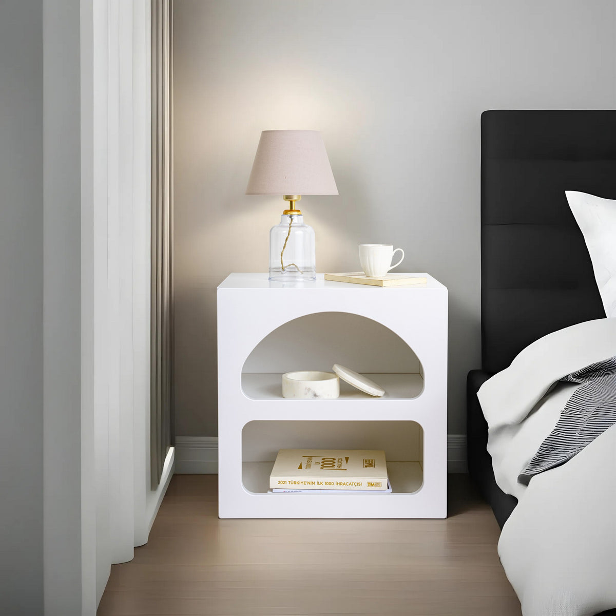 Rani Home Komodin Beyaz 50 Cm BD-5330