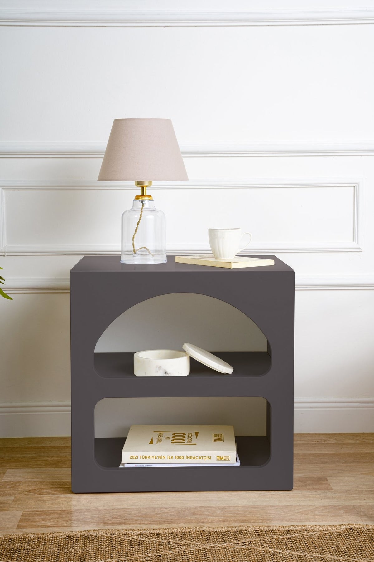 Rani Home Komodin Antrasit 50 Cm BD-5328