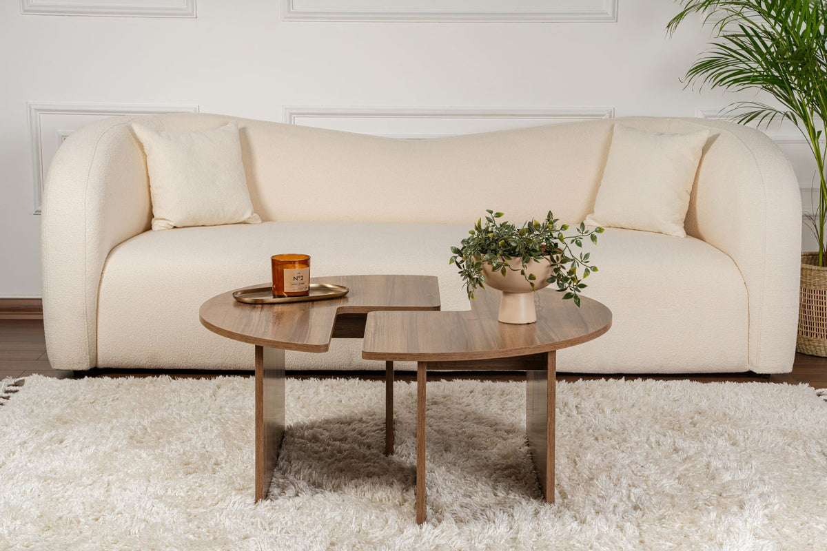 Rani Home Orta Sehpa Venedik Cevizi 90 Cm AB-5376