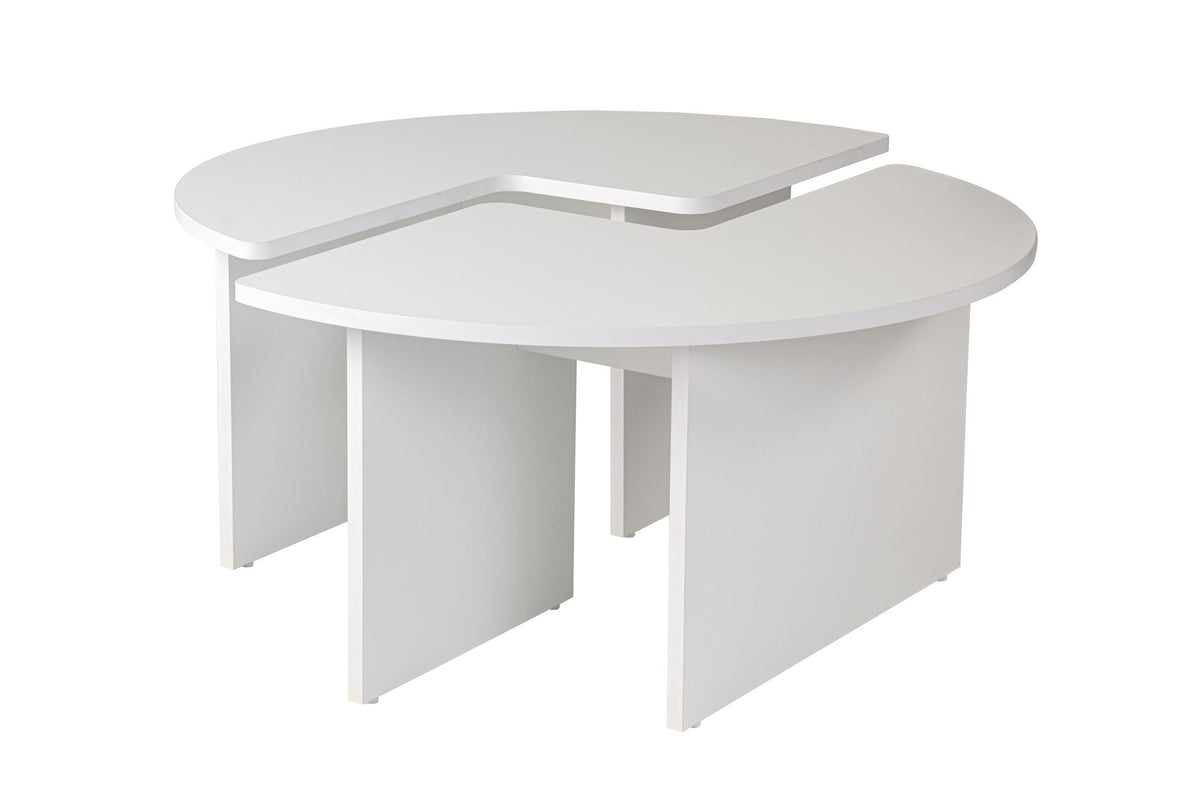 Rani Home Orta Sehpa Beyaz 90Cm AB-5373