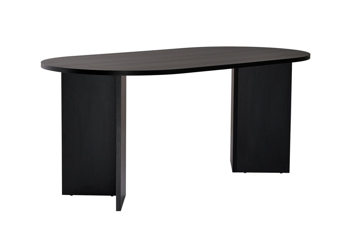 Rani Home Yemek Masası Ahşap Desenli Siyah 180 Cm GA-5317