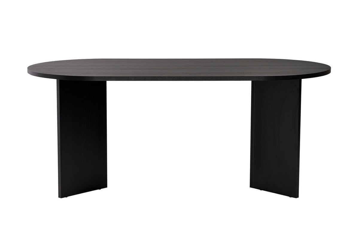 Rani Home Yemek Masası Ahşap Desenli Siyah 180 Cm GA-5317