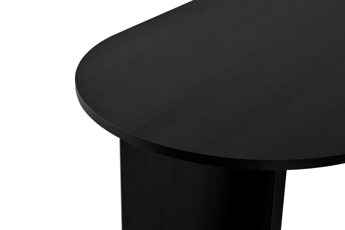 Rani Home Yemek Masası Ahşap Desenli Siyah 180 Cm GA-5317