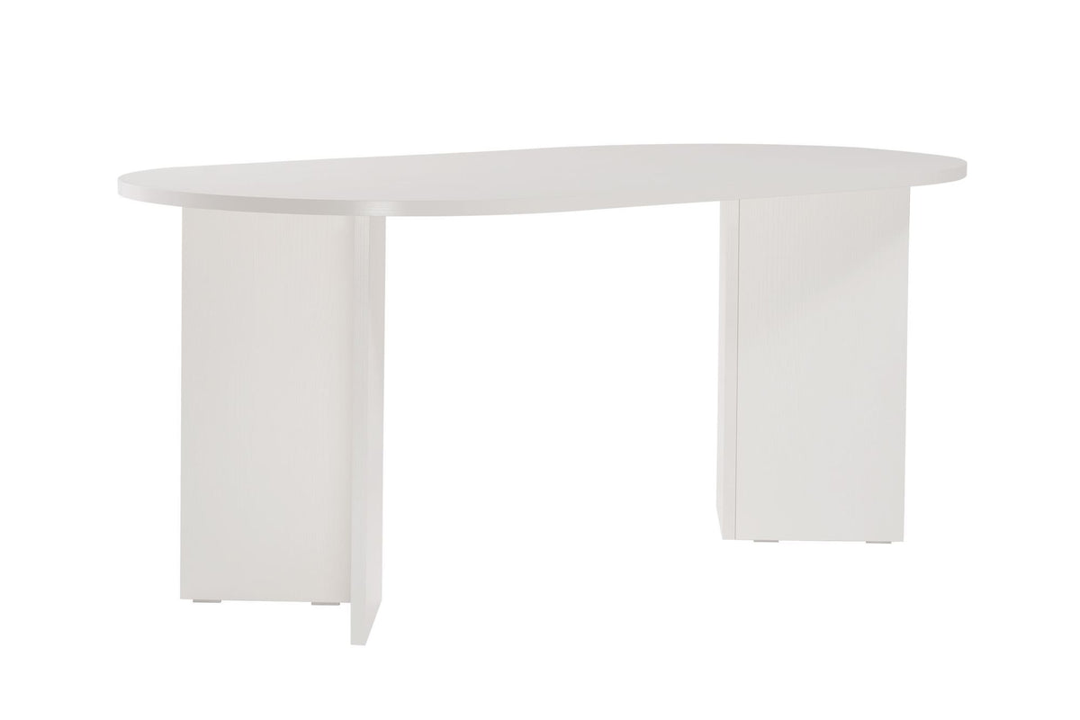 Rani Home Yemek Masası Ahşap Desenli Kırık Beyaz 180 Cm GA-5318