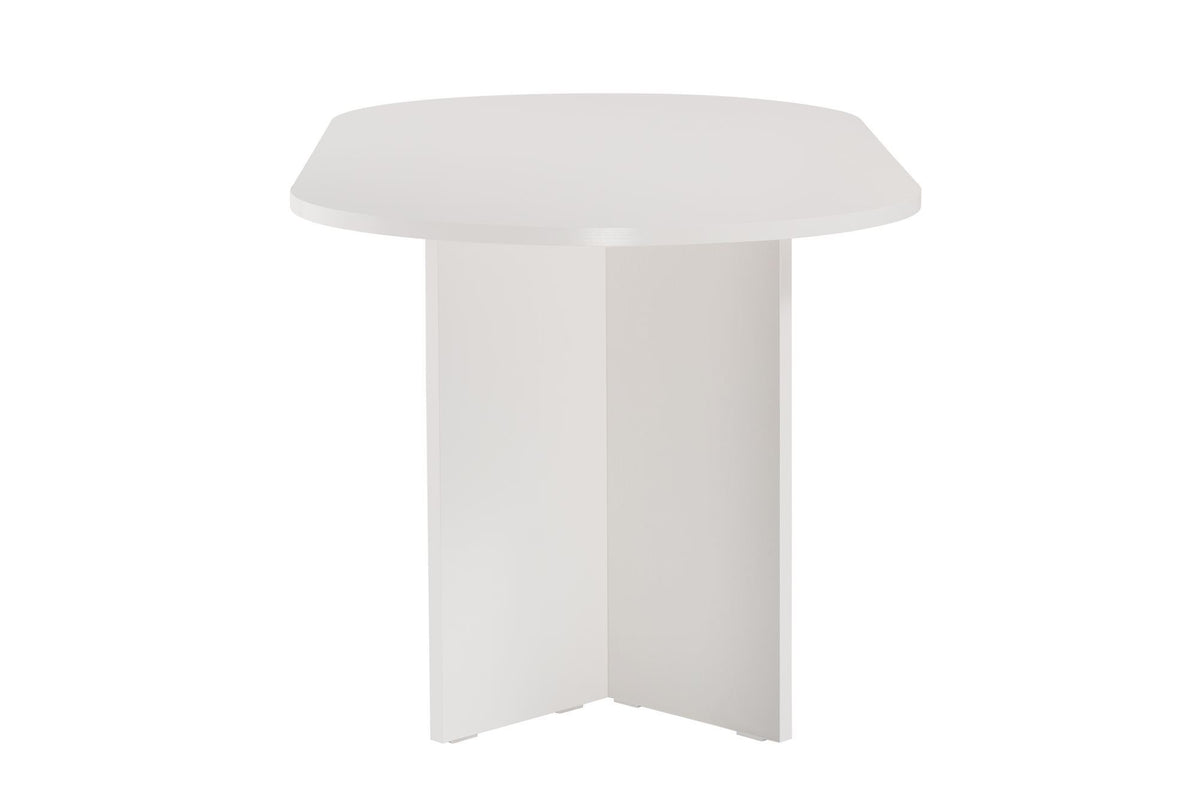 Rani Home Yemek Masası Ahşap Desenli Kırık Beyaz 180 Cm GA-5318