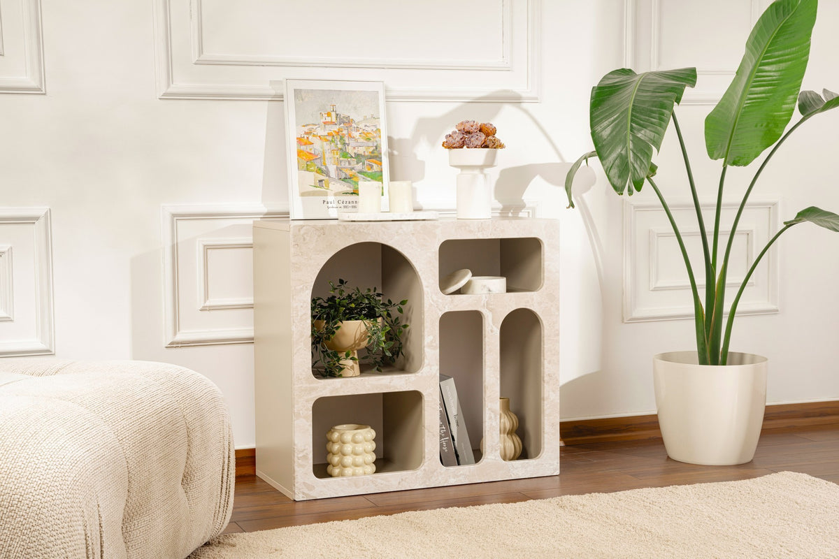 Rani Home Konsol Kumtaşı - Mermer Desen 80 Cm GD-5332