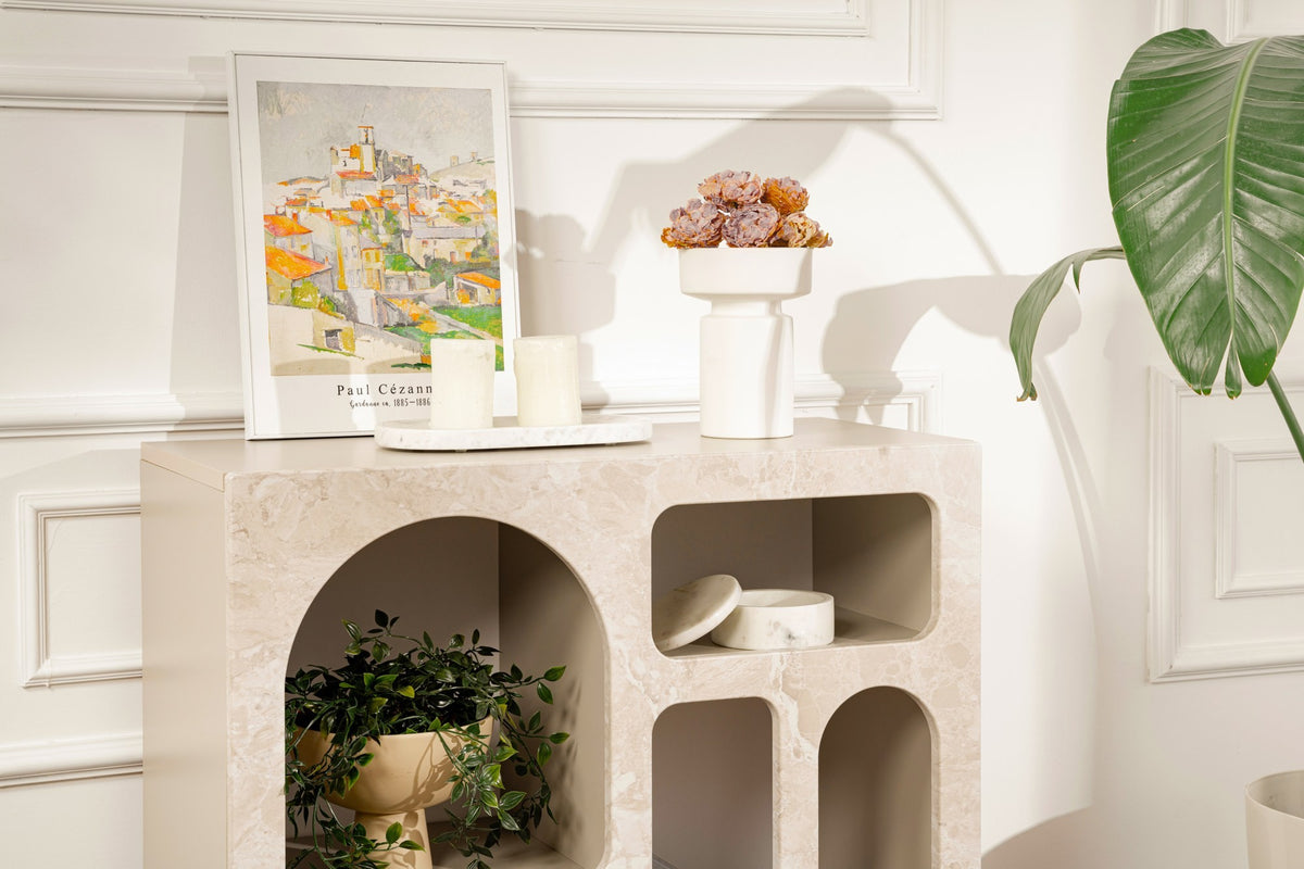 Rani Home Konsol Kumtaşı - Mermer Desen 80 Cm GD-5332