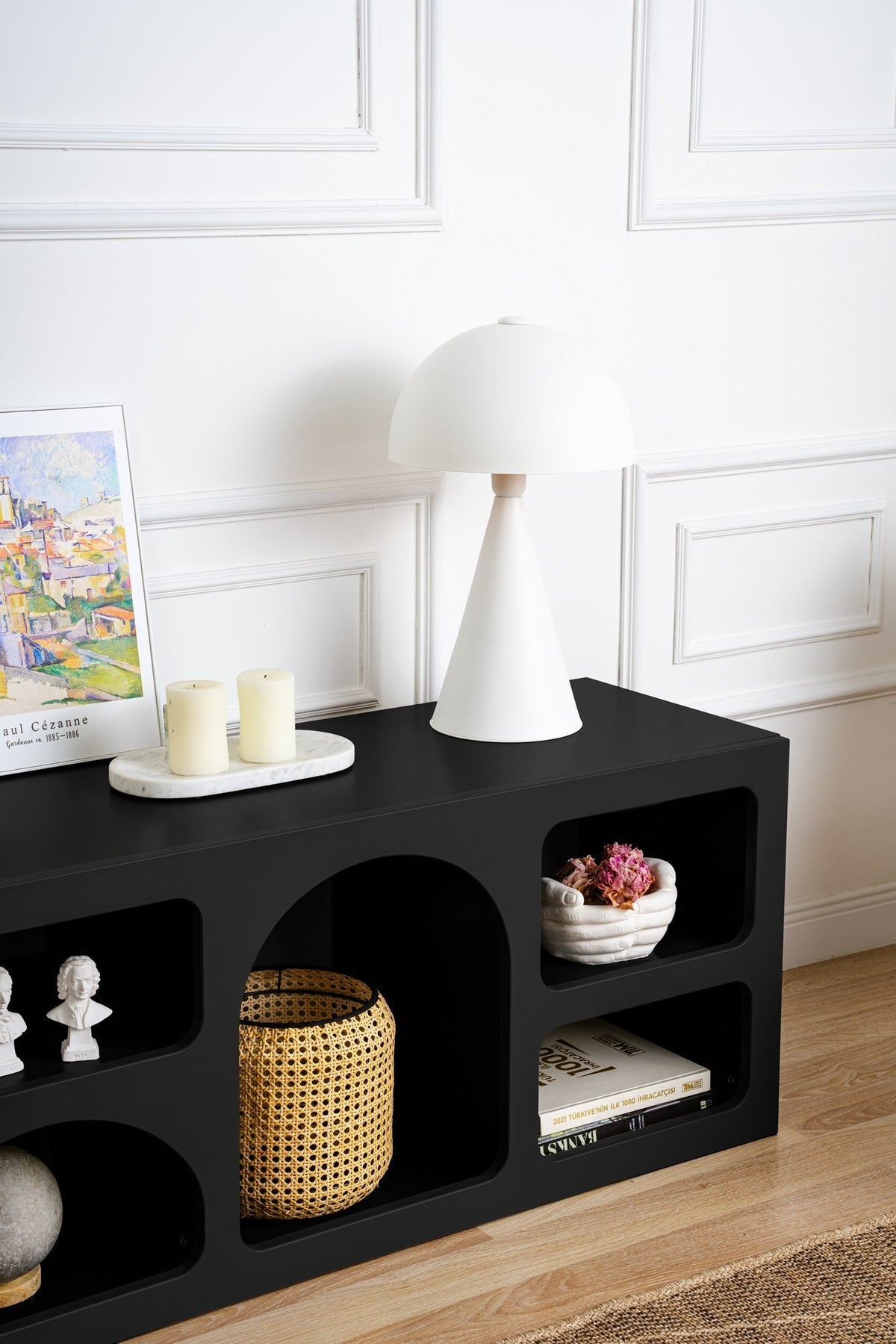 Rani Home Konsol Siyah 160 Cm GD-5334