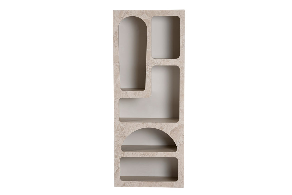 Rani Home Kitaplık Kumtaşı Mermer Desen 60 Cm HC-5339