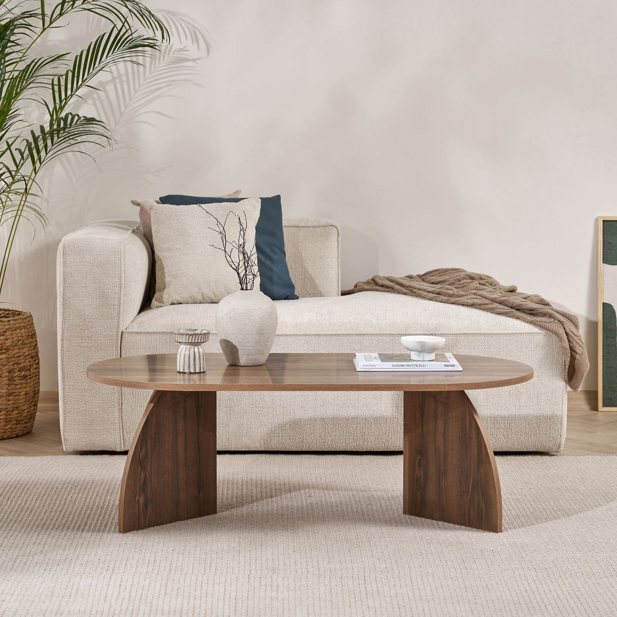 Rani Home Orta Sehpa Venedik Cevizi 120 Cm AB-5304