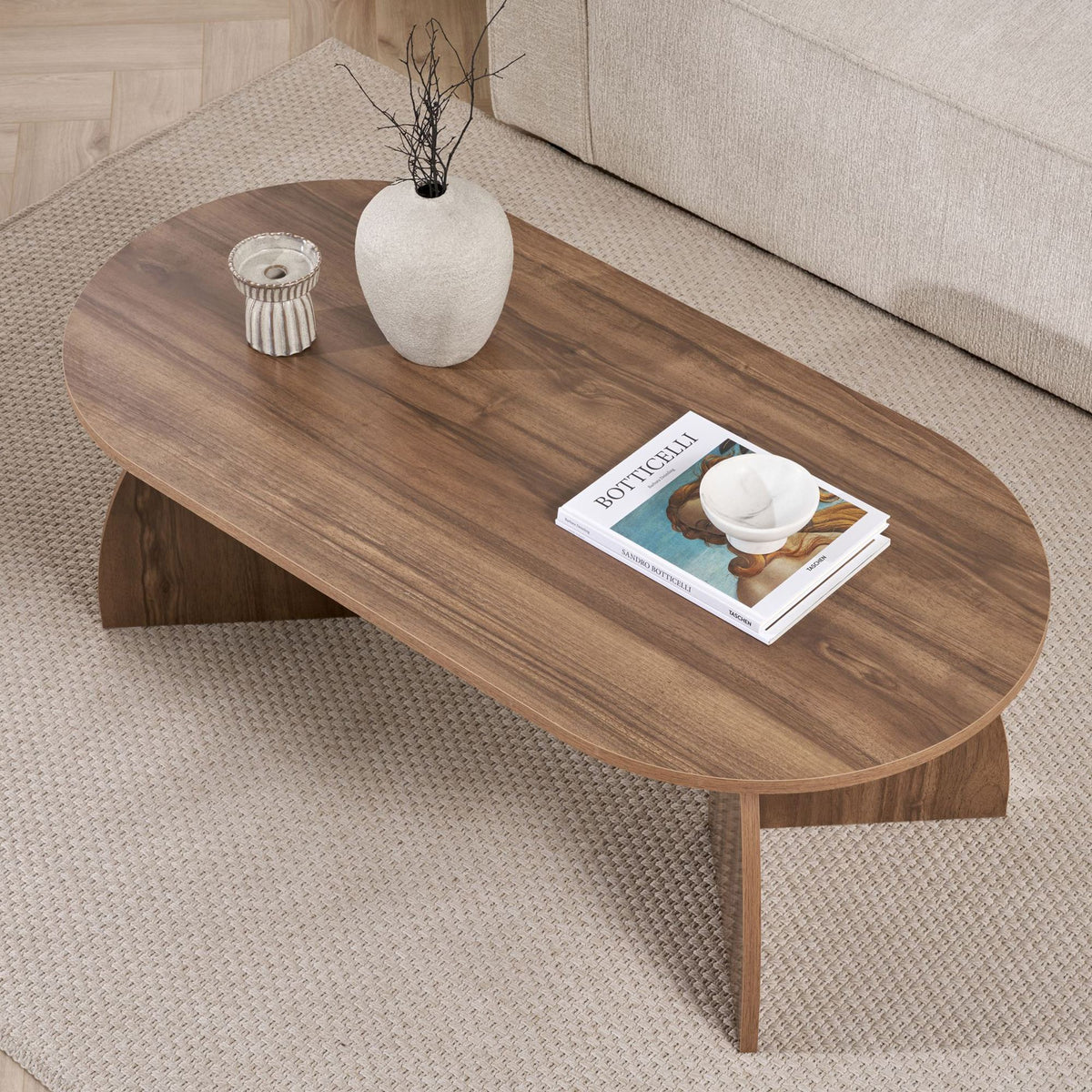 Rani Home Orta Sehpa Venedik Cevizi 120 Cm AB-5304