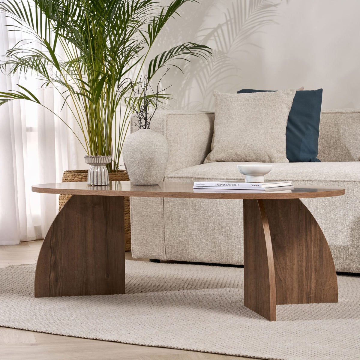 Rani Home Orta Sehpa Venedik Cevizi 120 Cm AB-5304
