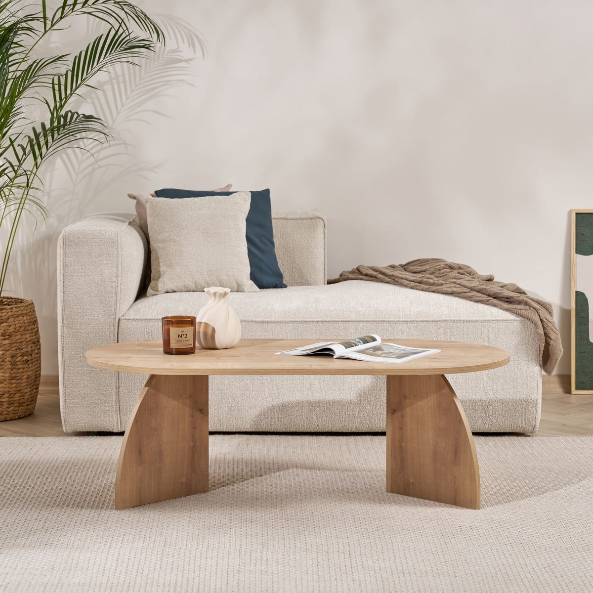 Rani Home Orta Sehpa Safir Meşe 120 Cm AB-5302