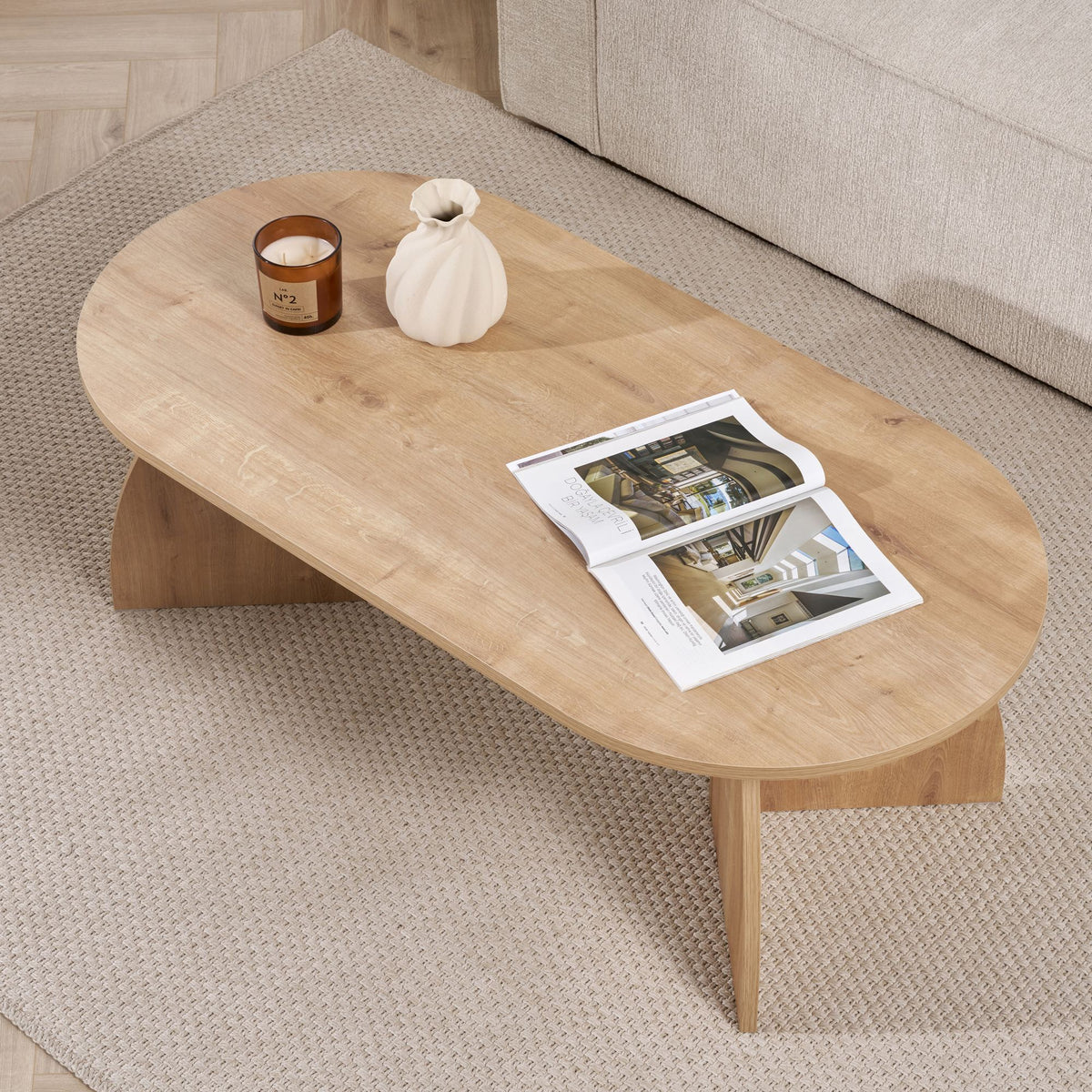 Rani Home Orta Sehpa Safir Meşe 120 Cm AB-5302