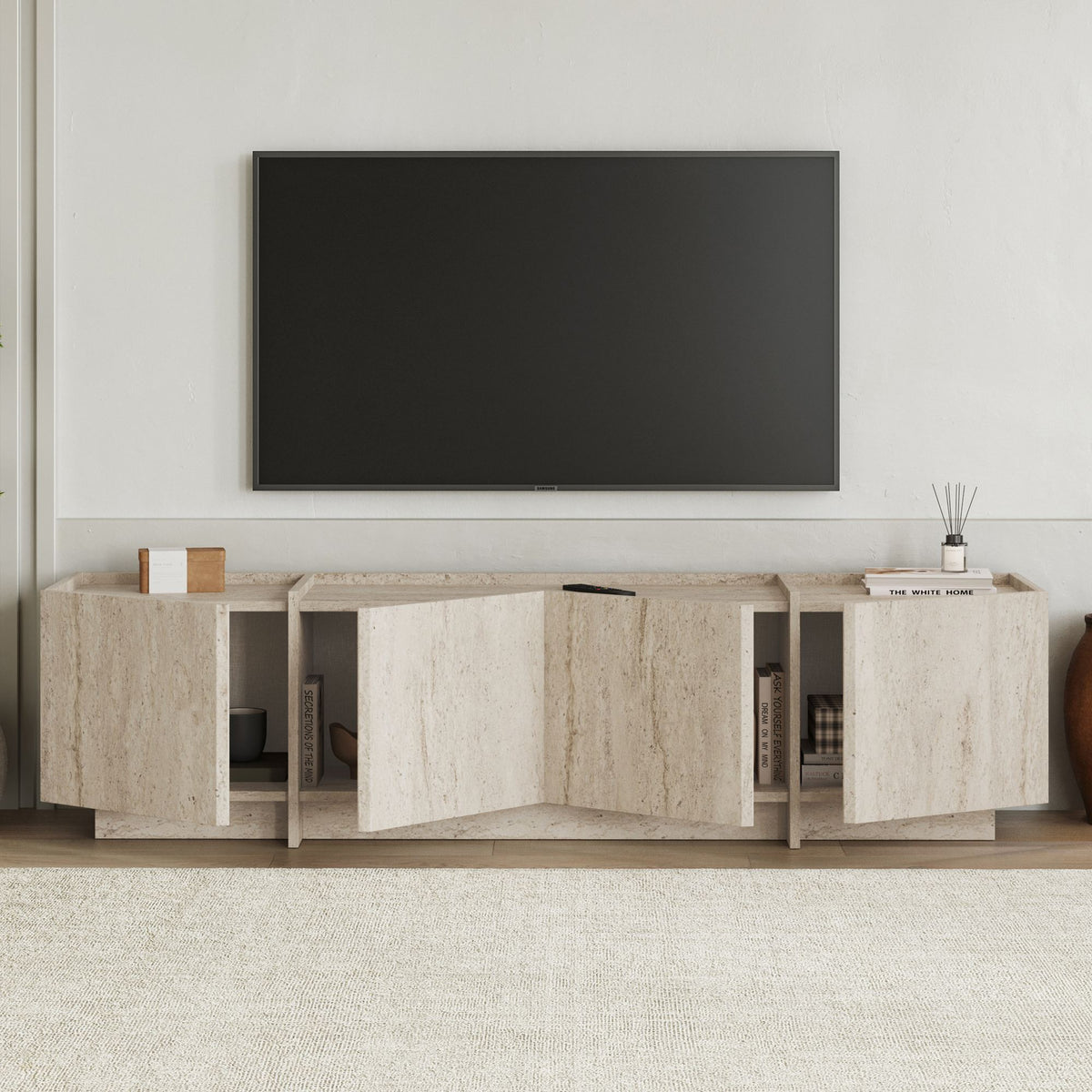 Rani Home Tv Ünitesi Traverten 180 Cm AA-5515