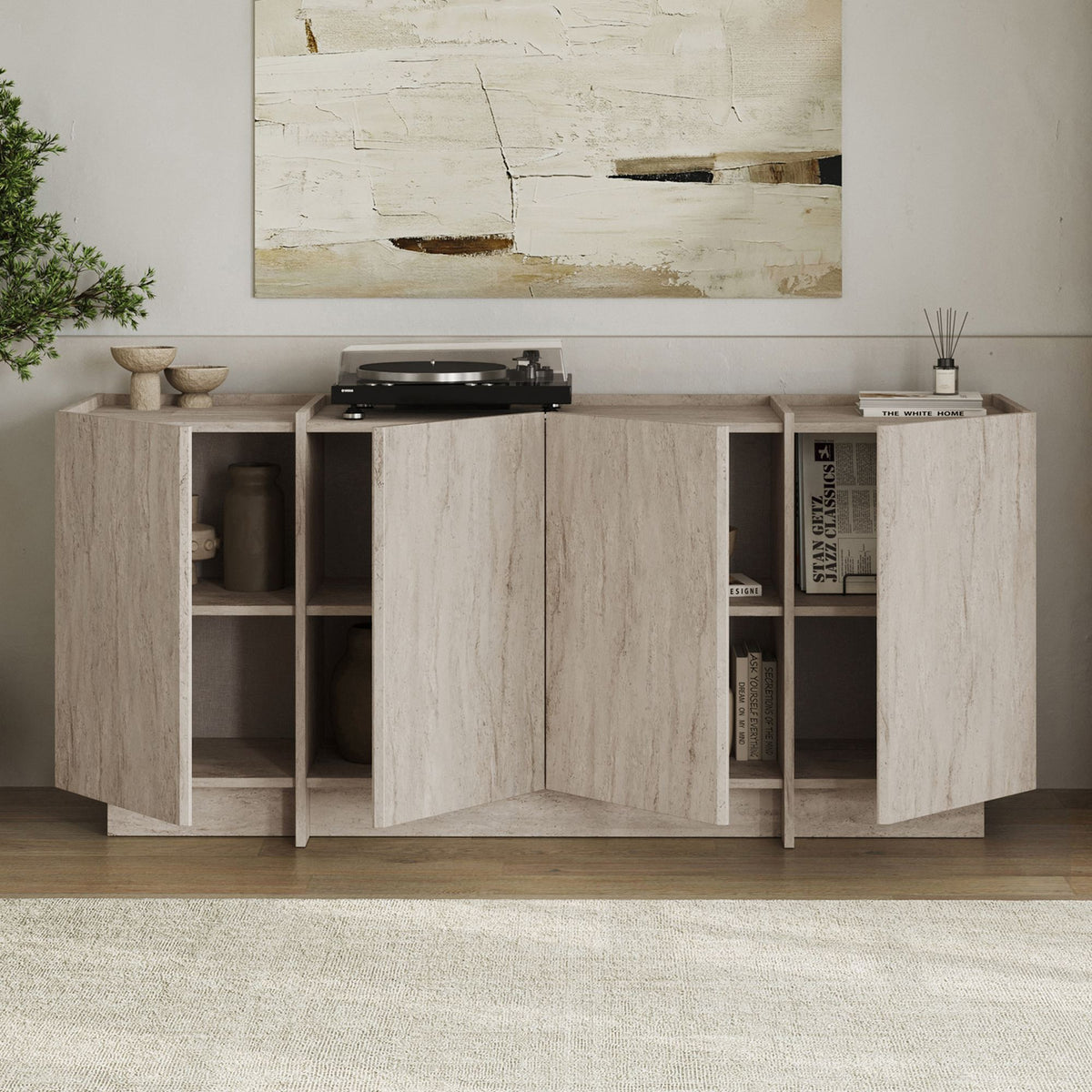 Rani Home Konsol Traverten 180 Cm GD-5519