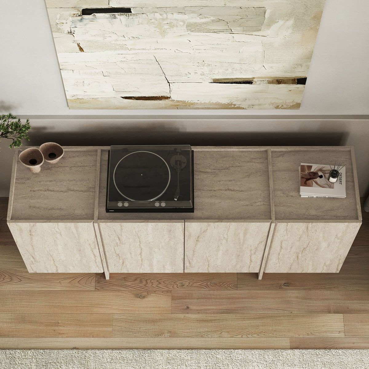 Rani Home Konsol Traverten 180 Cm GD-5519
