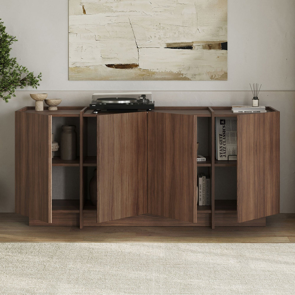 Rani Home Konsol Milano Ceviz 180 Cm GD-5518