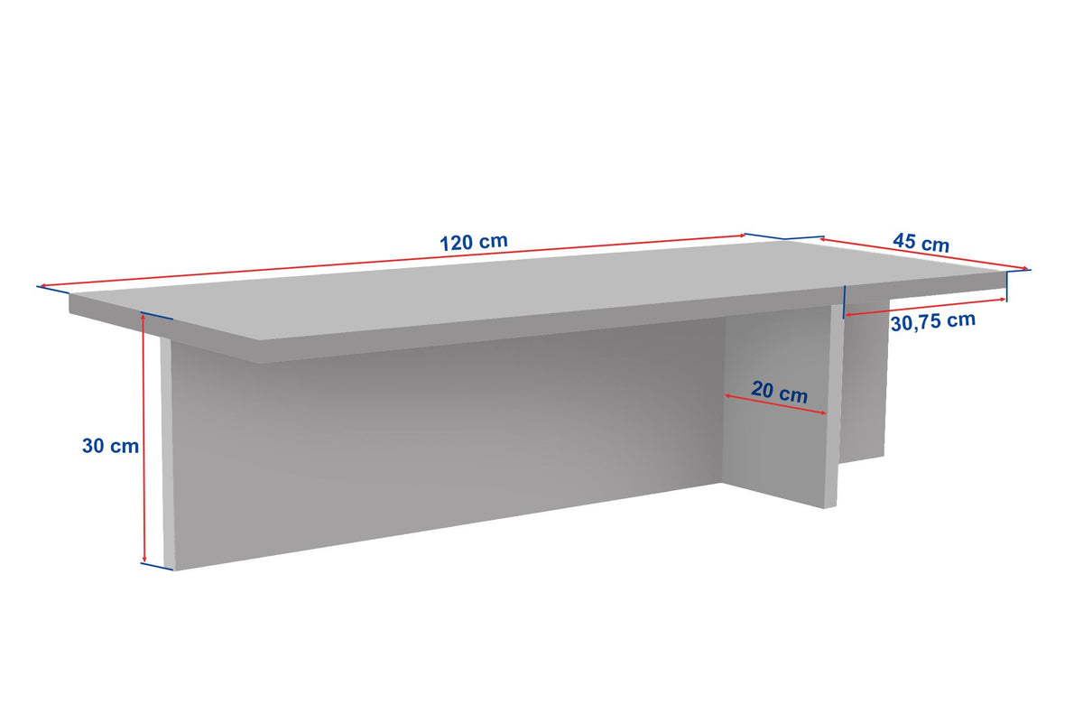 Rani Home Orta Sehpa Safir Meşe 120 Cm AB-5298