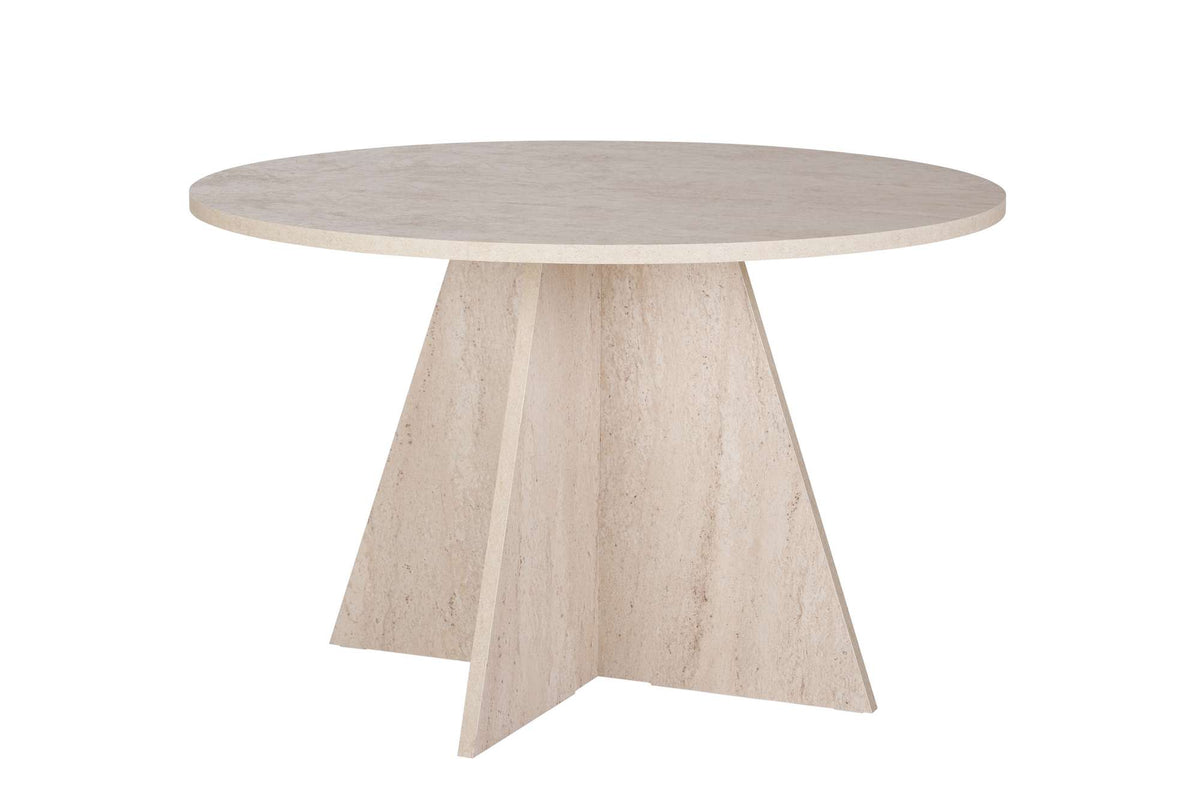 Rani Home Yemek Masası Traverten 120 Cm GA-5308