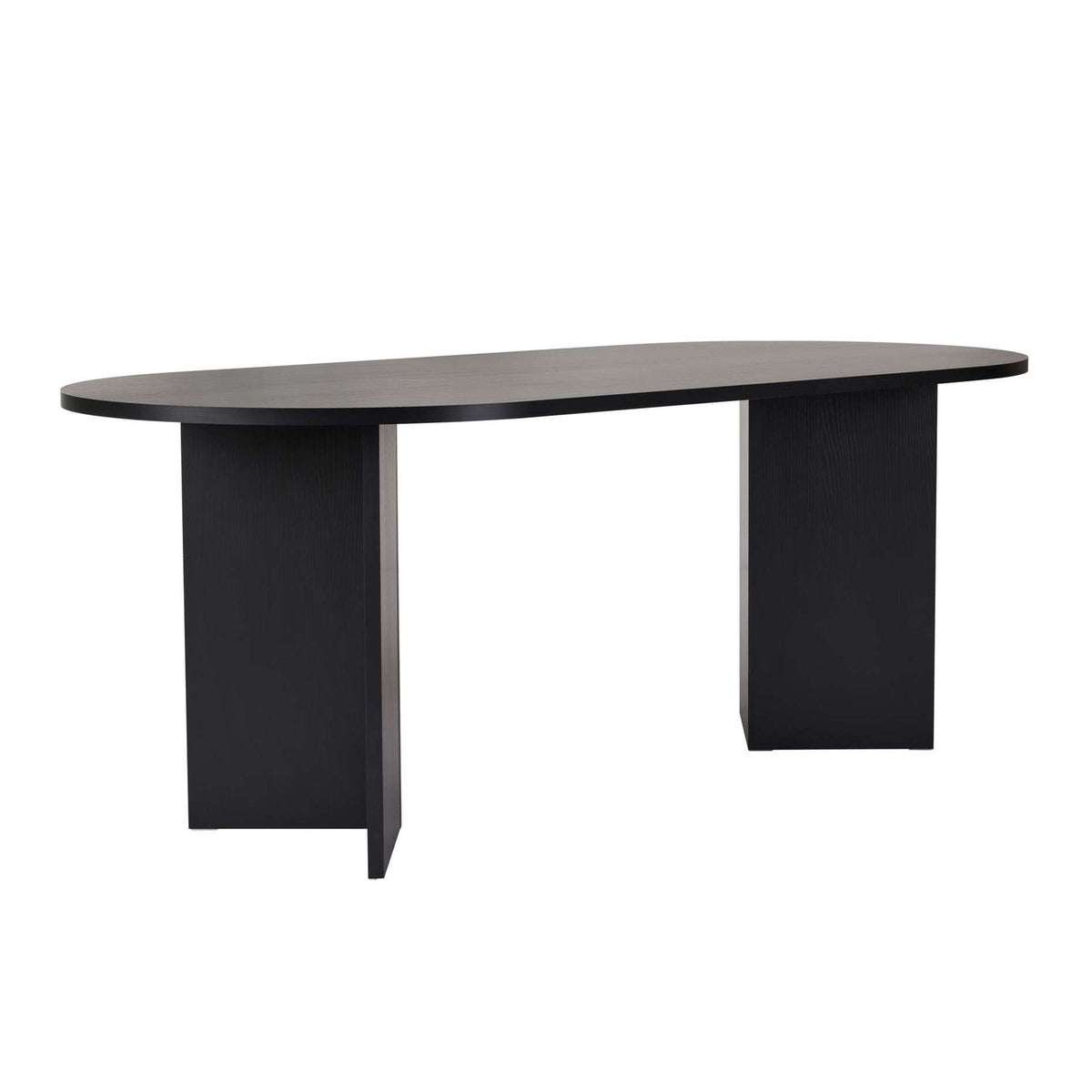 Rani Home Yemek Masası Ahşap Desenli Siyah 200 Cm GA-5324