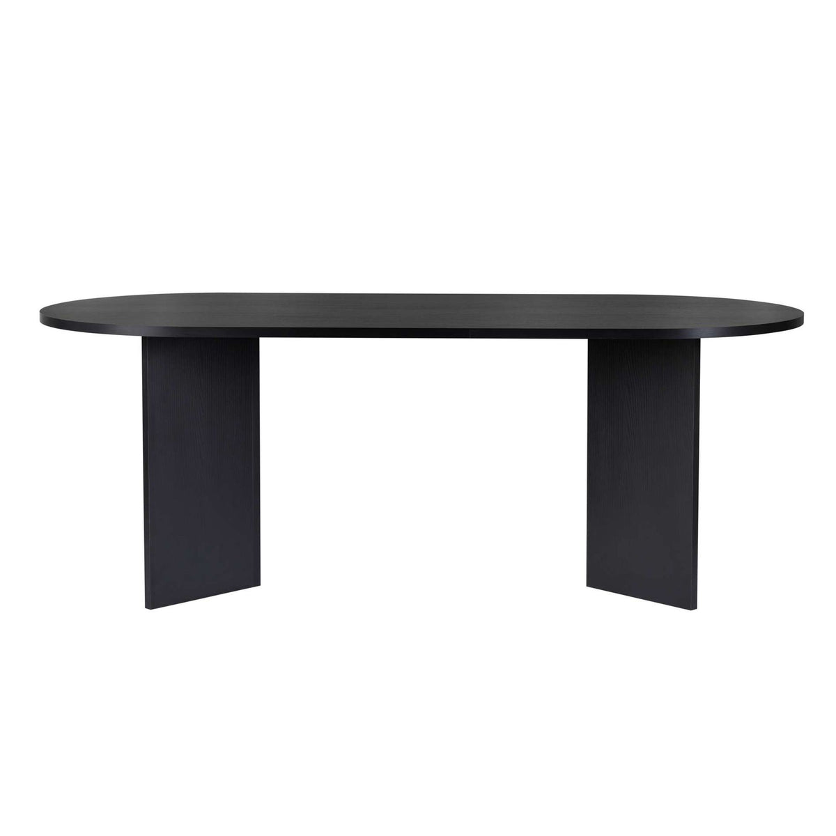 Rani Home Yemek Masası Ahşap Desenli Siyah 200 Cm GA-5324